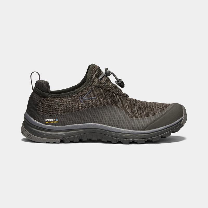 Keen Terra Moc Waterproof - Kadın Trekking Ayakkabısı - Koyu Gri - Turkey (349765VXS)